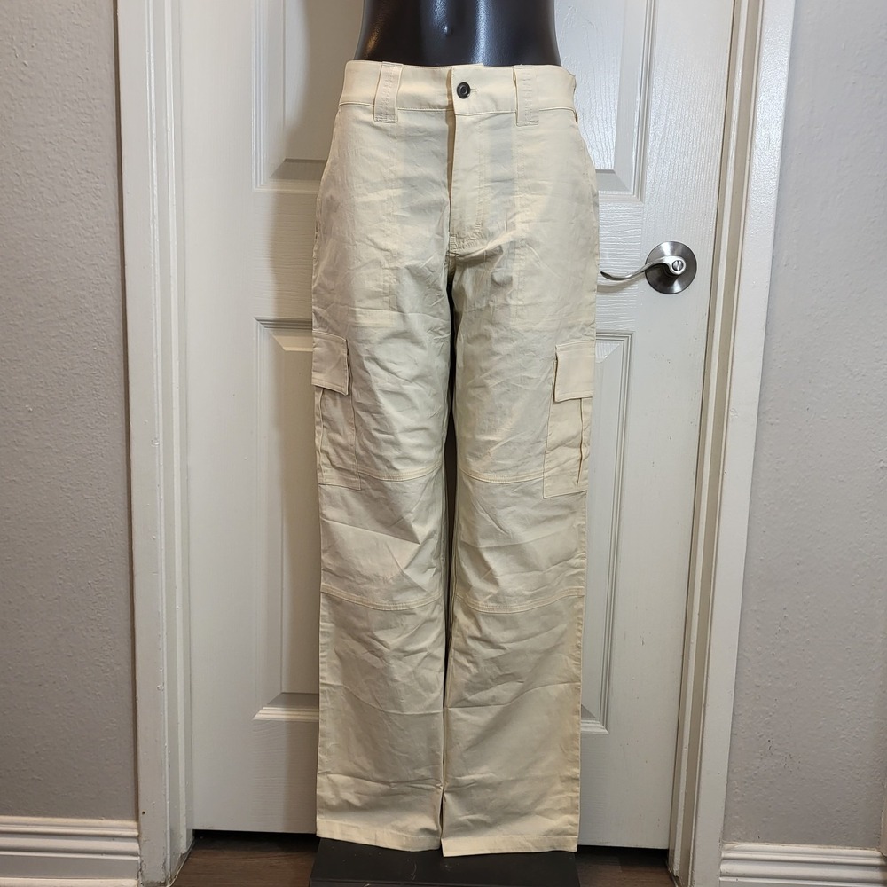 Klassy Network Women's Cargo Pants Beige Size Small-Brand New!